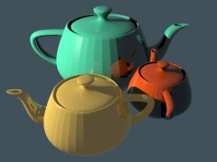 Teapots flat