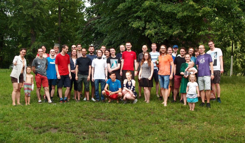 Group picture at the Computer Graphics BBQ event (CGBBQ) in 2019