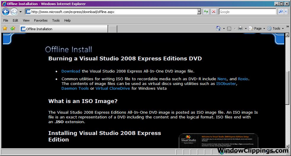 Download Microsoft Visual Basic 2008 Express Edition Offline Installer